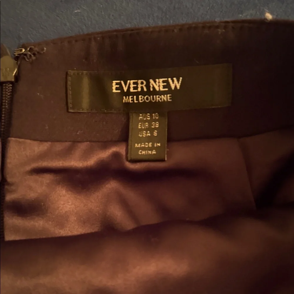 Ever New Black Mini Skirt with Gold Accent - Picture 7 of 10